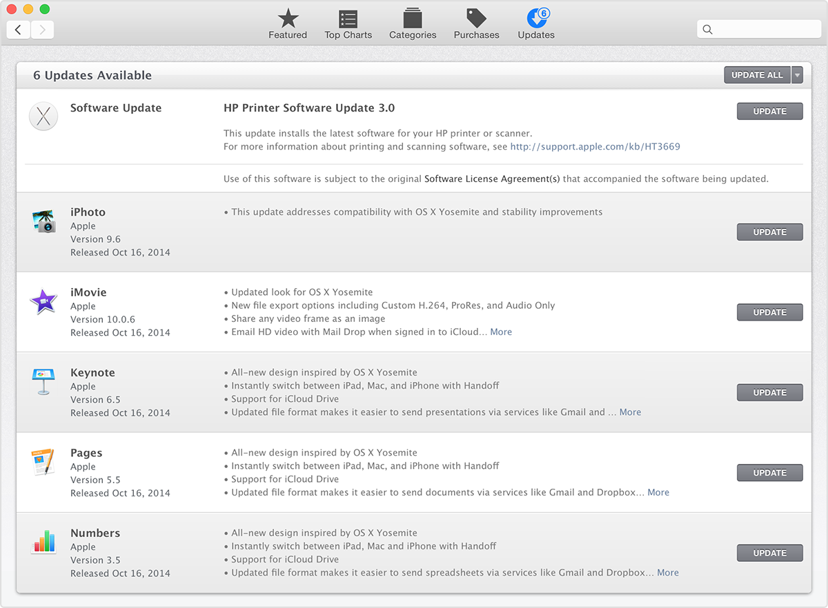 Mac App Store Update