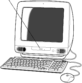 iMac: Inserting and ejecting CD-ROM discs from a tray loading drive