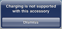 Charging is not supported