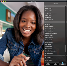 FaceTime for Mac 1.x: Make video calls