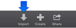 ipod imovie toolbar