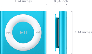 Ipod Shuffle  Generation on Ipod Shuffle  4th Generation    Technical Specifications