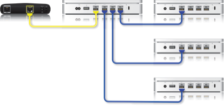 hook up airport express to existing network