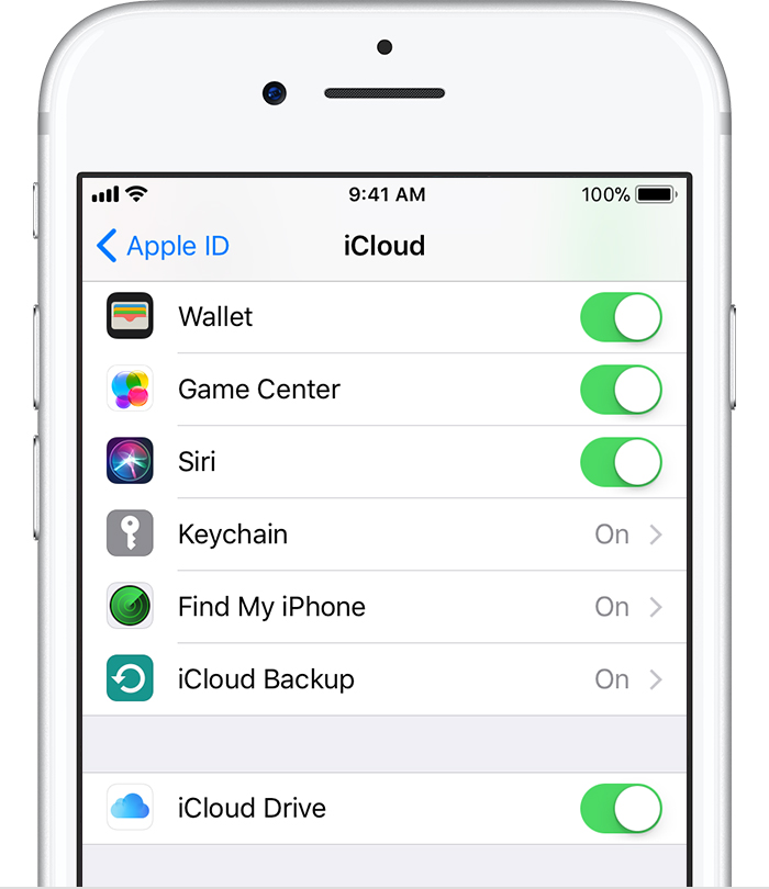 Set Up Icloud Drive Apple Support 