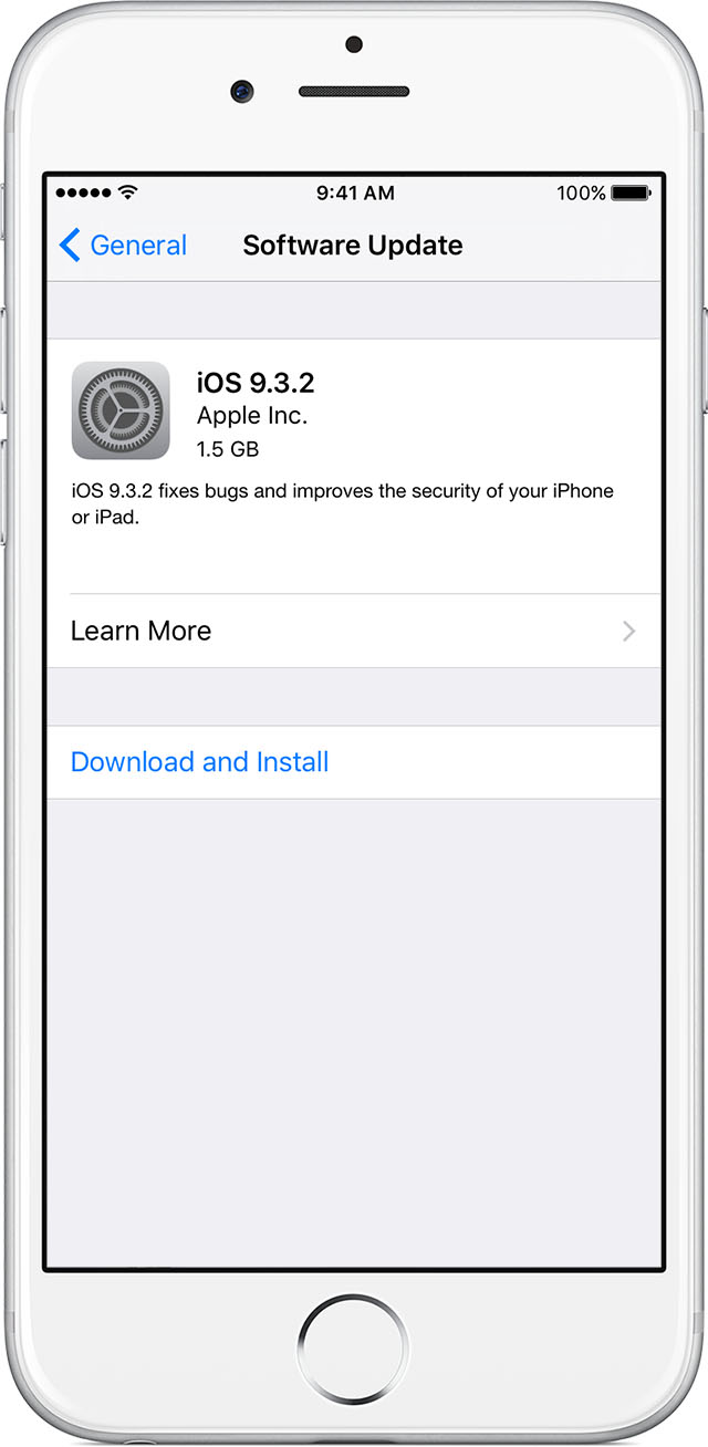 how to download software update on iphone
