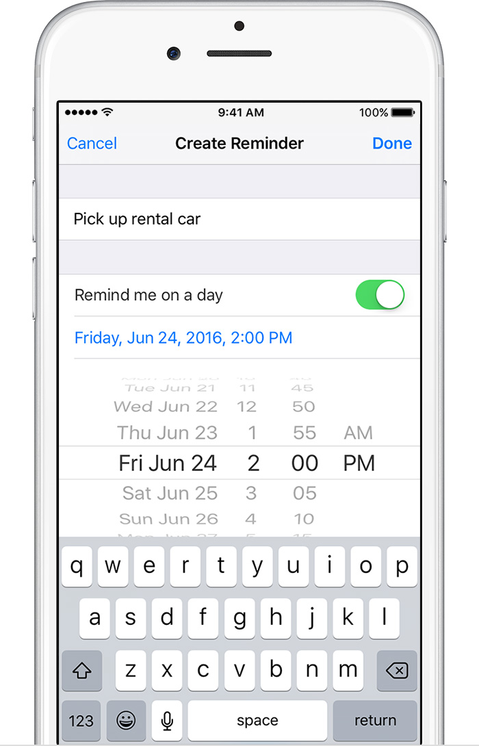 Use Reminders on your iPhone iPad or iPod touch Apple Support