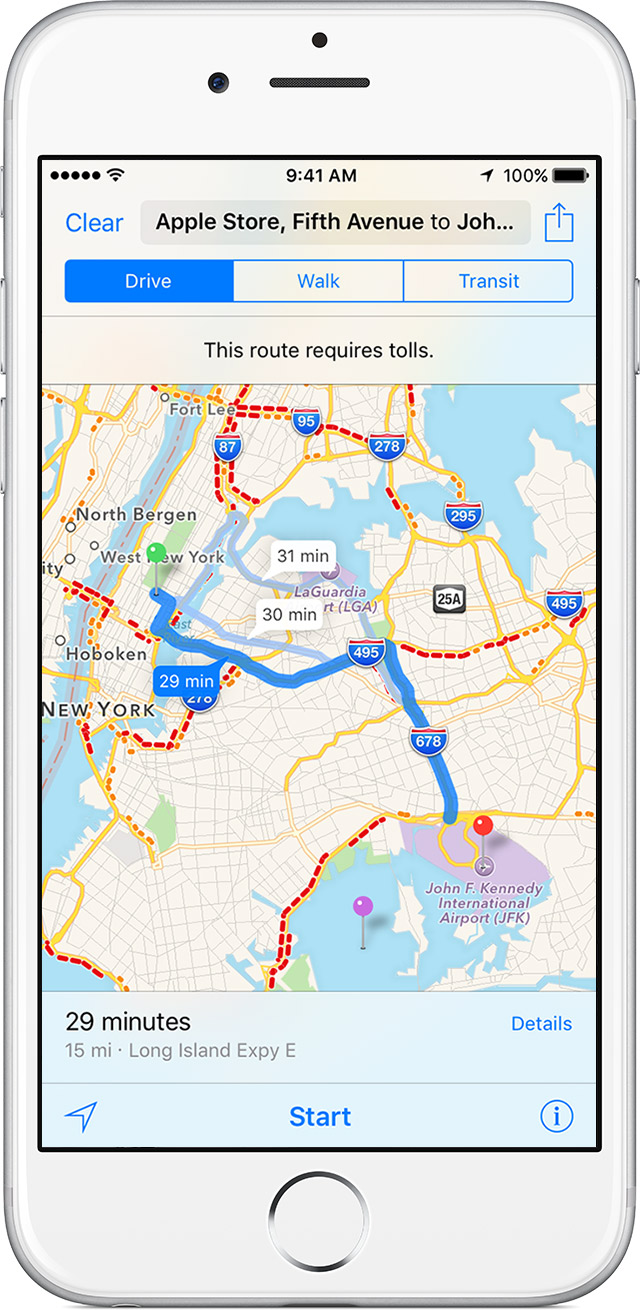 Use Maps on your iPhone, iPad, or iPod touch Apple Support
