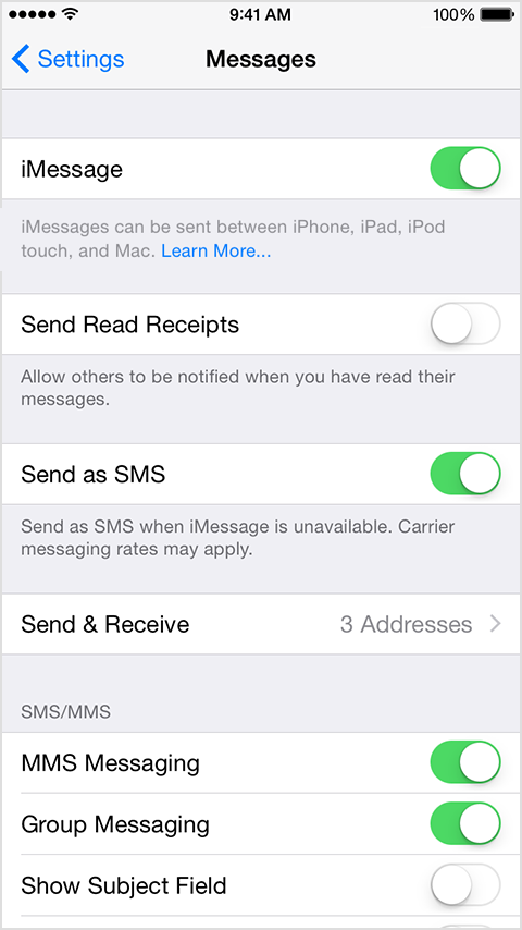 iPhone won't send texts to Android phones - Apple Community