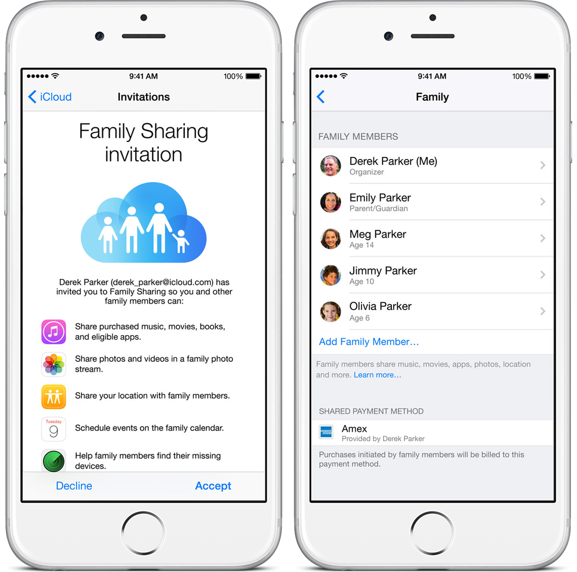 Family Sharing - Apple Support