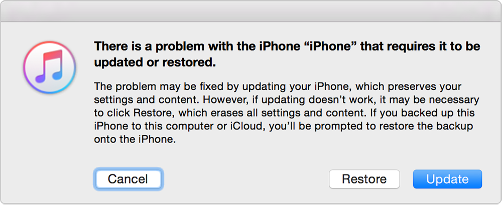 If you can't update or restore your iPhone, iPad, or iPod ...