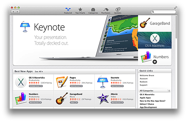 mac app store software
