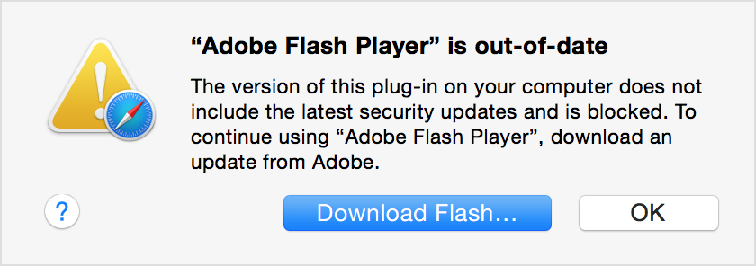 Do i need a flash player update