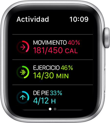 Utilizar la app Actividad en el Apple Watch Soporte técnico de Apple