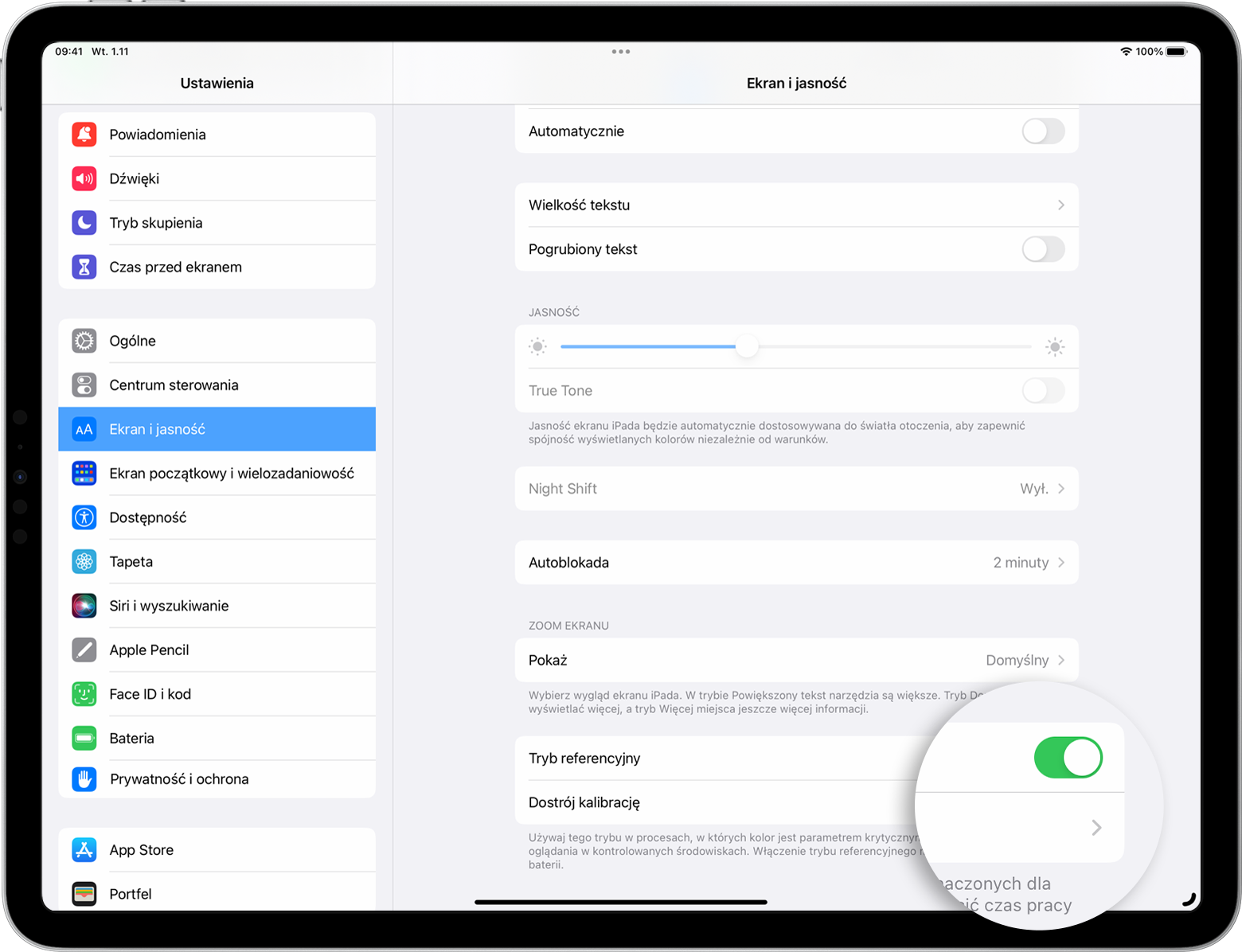 U Ywanie Trybu Referencyjnego Na Ipadzie Pro Wsparcie Apple Pl