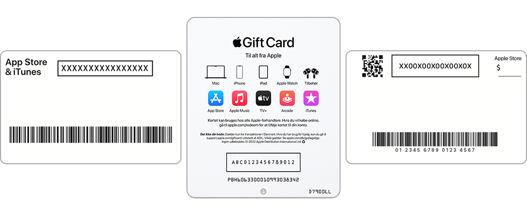 Om svindel med gavekort – Officiel Apple-support