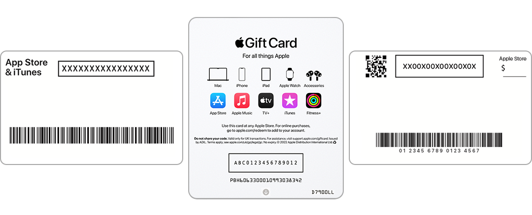Apply gift card - Apple Community