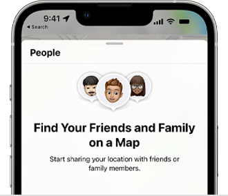 Locate a friend in Find My on iPhone - Apple Support (IS)