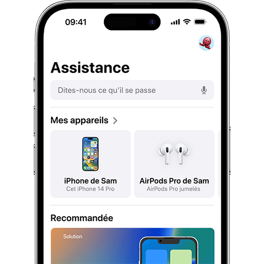 Apple — Assistance — Caractéristiques techniques (FR)