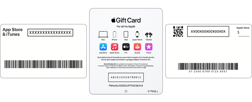 Om svindel knyttet til gavekort – offisiell Apple-kundestøtte