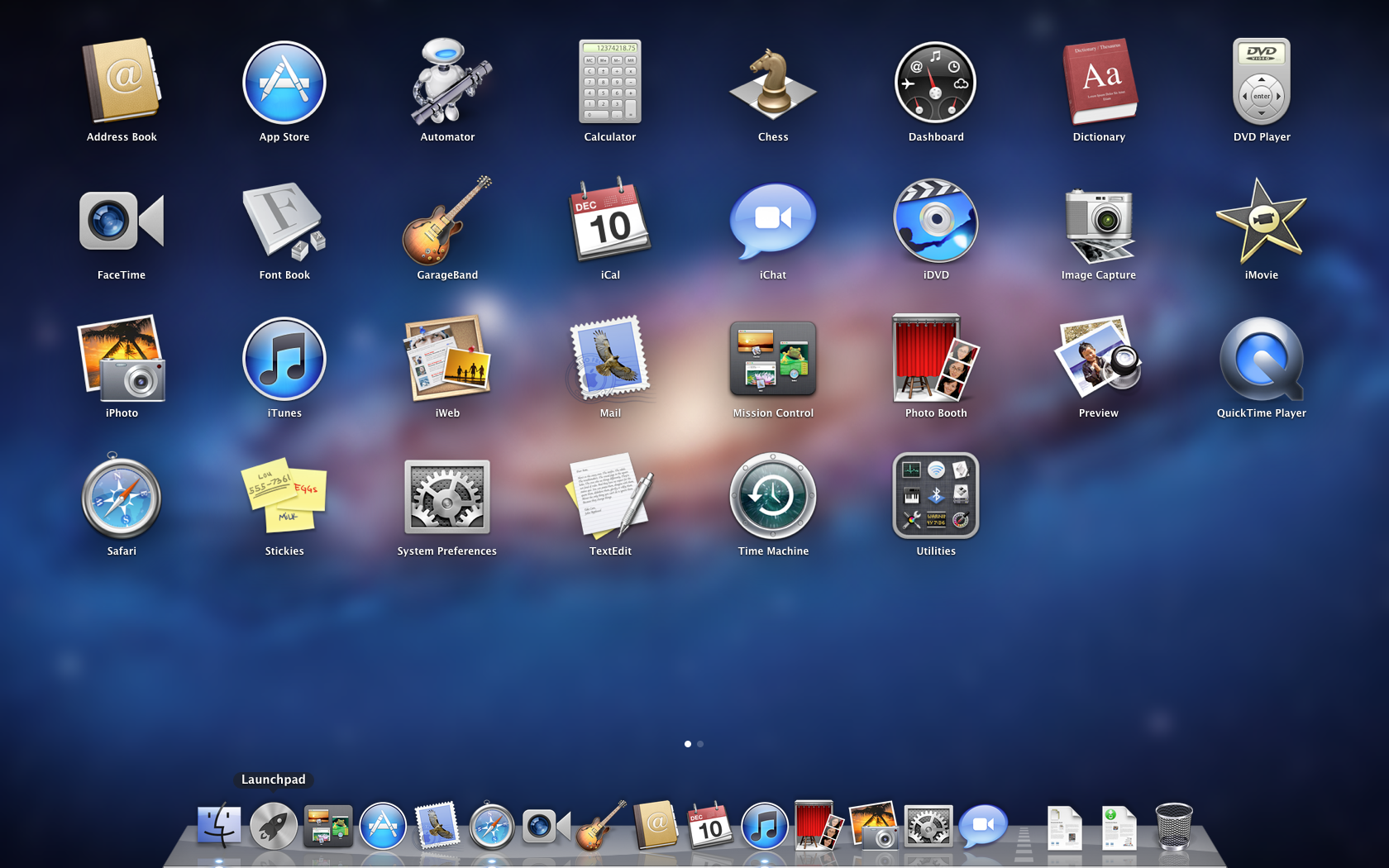 mac dock icons not showing