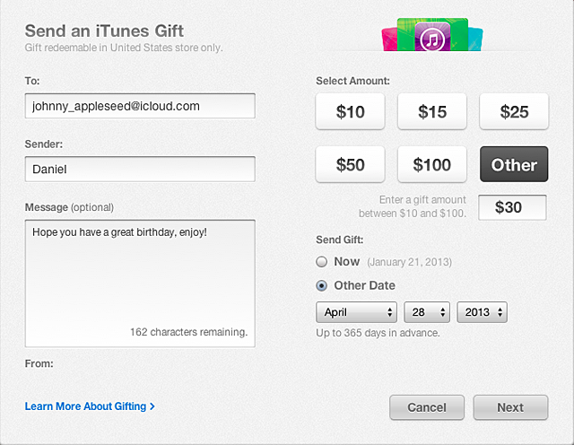 Carte iTunes de 15€ en ligne - Code envoi par email