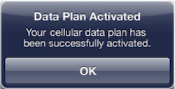 Data Plan Activated