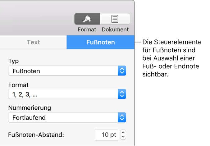 Pages Fur Mac Hinzufugen Von Fuss Und Endnoten Zu Einem Pages Dokument