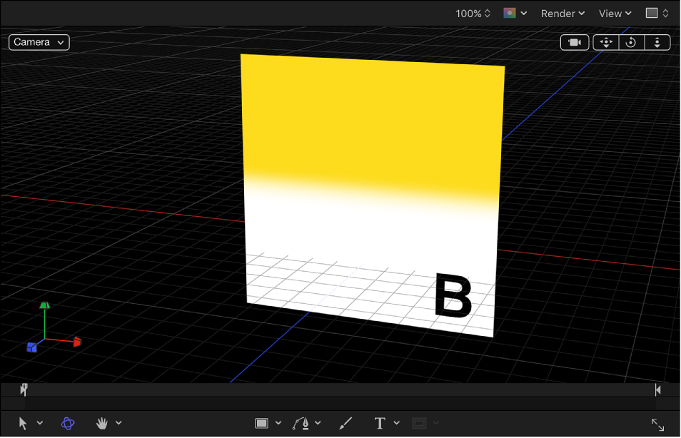 how to show grid in paint 3d