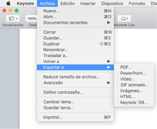 Cómo cambiar la resolución de la exportación de una diapositiva de powerpoint en mac