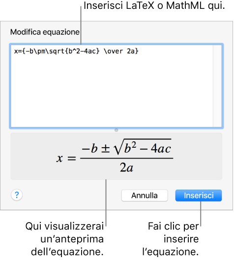 Keynote Per Mac Aggiungere Equazioni Matematiche In Keynote