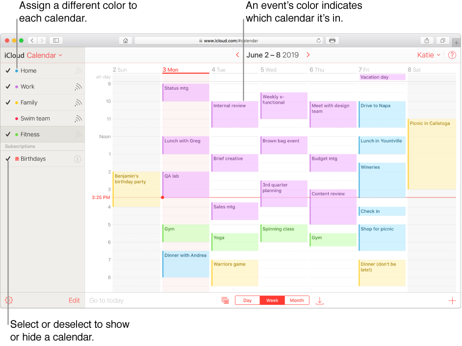 iCloud: Skapa en kalender på iCloud