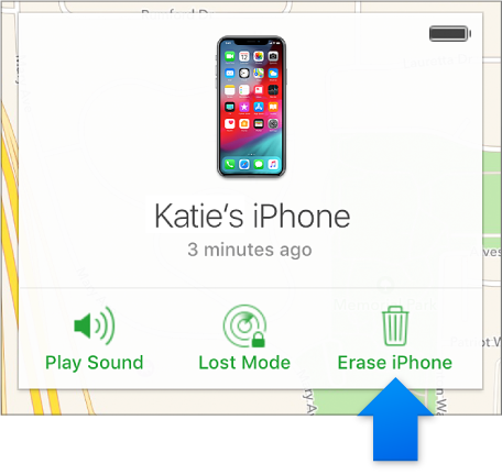 Aygıtın Bilgi Penceresinin sağ altındaki Aygıtı Sil düğmesi
