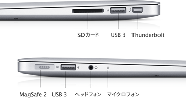 MacBook Air (13-inch, Mid 2012) - 技術仕様 (日本)