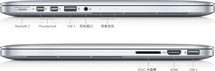 MacBook Pro (Retina, 13 英寸, 2012 年中) - 技术规格(中国)