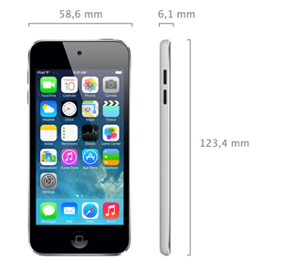 iPod touch 16GB (5th generation, Mid 2013) - Specificaţii tehnice (RO)