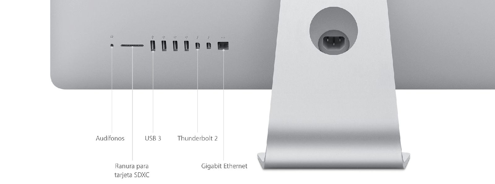 iMac (Retina 5K, 27 pulgadas, finales de 2015) - Especificaciones técnicas  (CO)