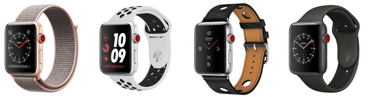 Apple Watch Series 3 - 技术规格(中国)