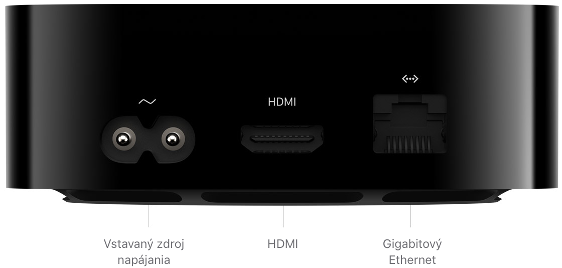 Apple TV 4K (2. generácia) - Technické špecifikácie (SK)
