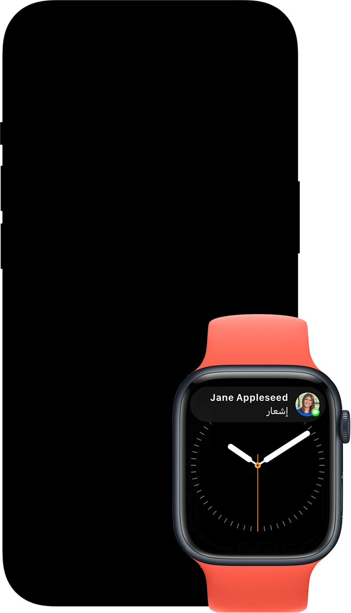 Apple Watch تعرض إشعارات يتم تلقيها على Apple Watch بدلاً من iPhone