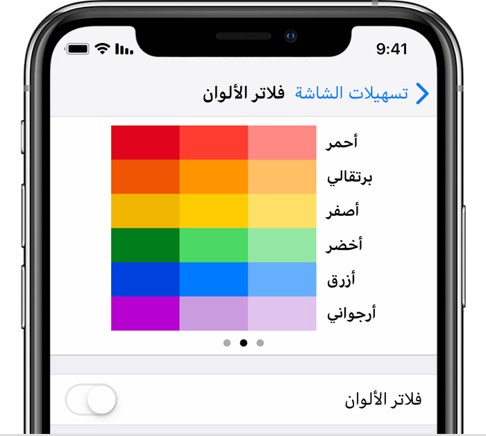 استخدم تفضيلات الشاشة وحجم النص على iPhone وiPad وiPod touch - Apple الدعم  (الإمارات)