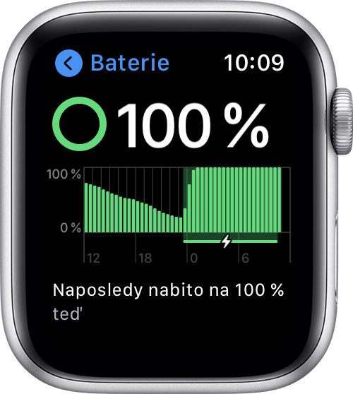 Jak nabíjet Apple Watch nebo zjistit stav baterie - Podpora Apple (CZ)