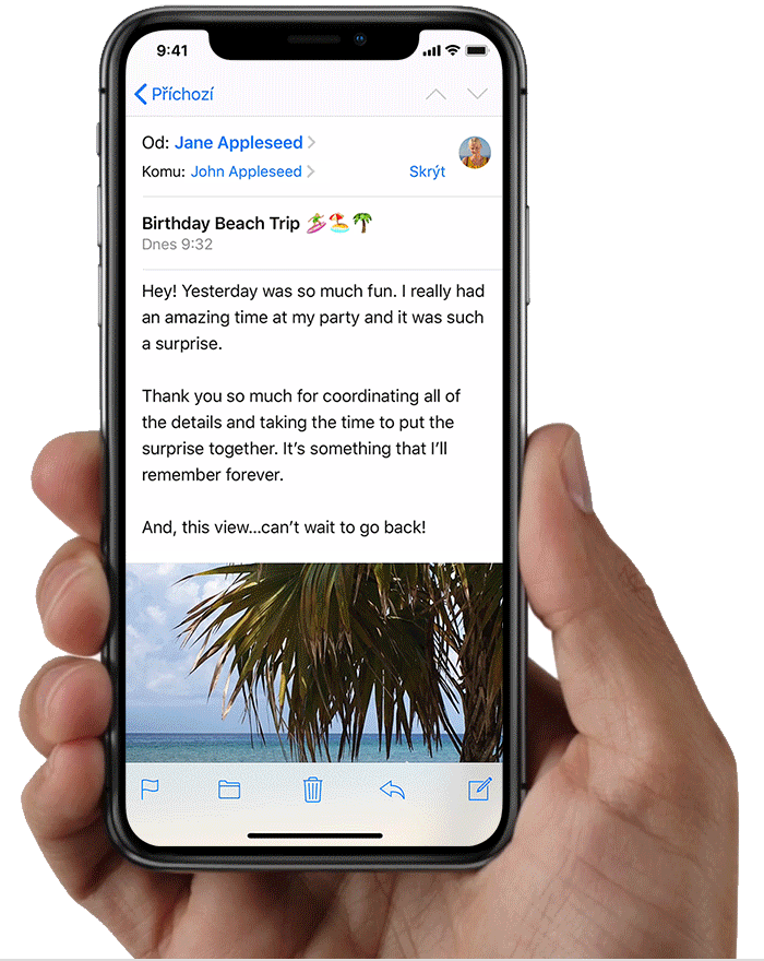 Ovládání iPhonu X a novějšího pomocí gest Podpora Apple