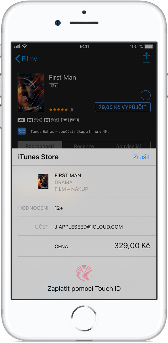 Používání Touch ID na iPhonu a iPadu Podpora Apple