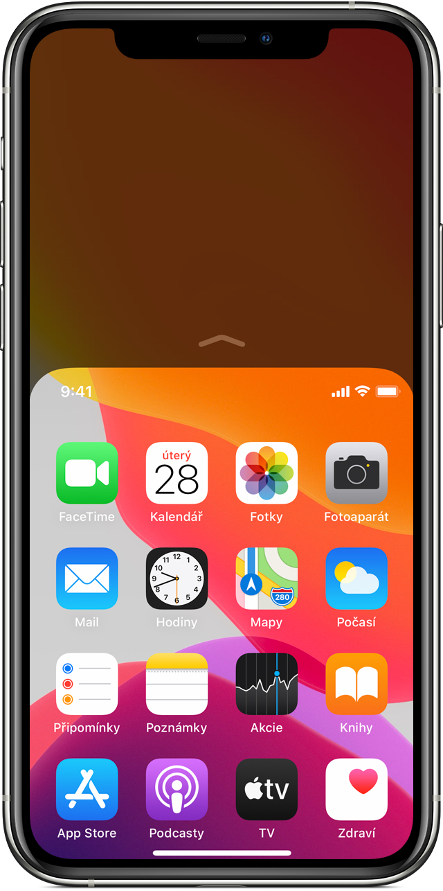 Ovládání iPhonu X a novějšího pomocí gest Podpora Apple