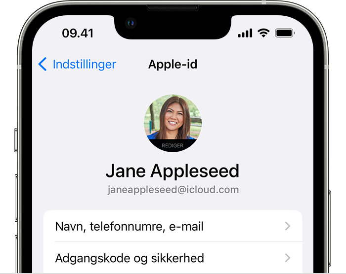Hvis du har glemt e-mailadressen eller telefonnummeret dit Apple‑id - Apple-support (DK)
