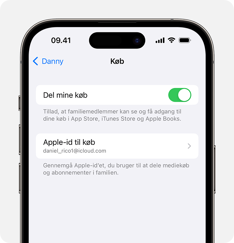 Ios 17 Iphone 14 Pro Settings Family Sharing Name Purchases 