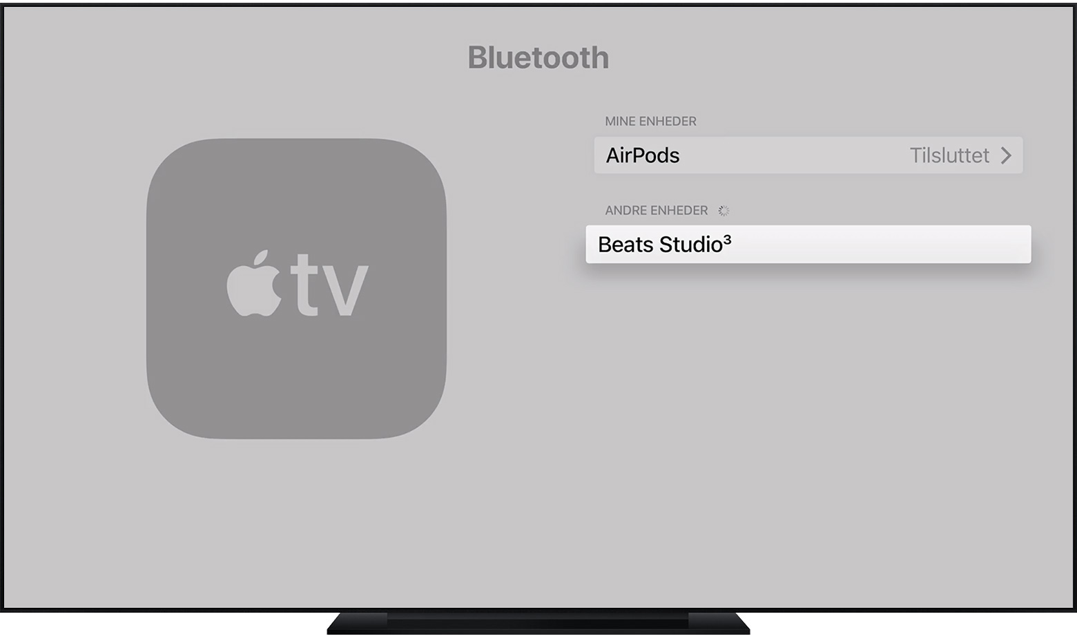 Brug af Bluetooth-tilbehør med dit Apple TV - Apple-support