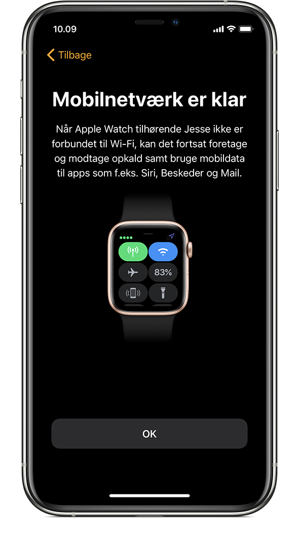 Indstil et Apple Watch for et familiemedlem Applesupport