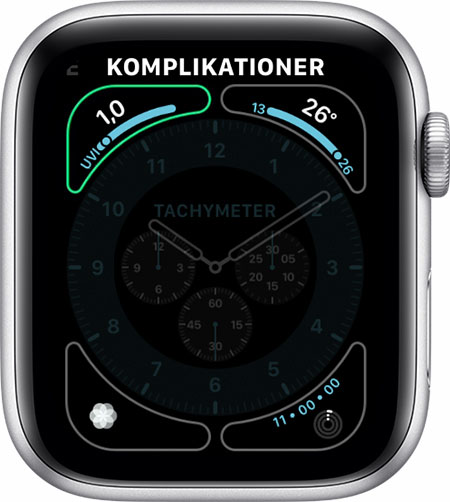 Skift af urskive på dit Apple Watch - Apple-support (DK)