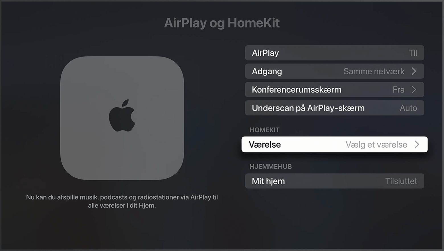 Tilføj et intelligent til i appen Hjem Apple-support (DK)